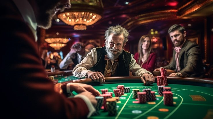 baritoto mobile app showing live-dealer blackjack table on Android device